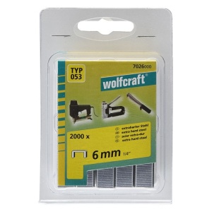 Set capse plate Wolfcraft 7026000, tip 053, 6 mm, 2000 buc - Img 2