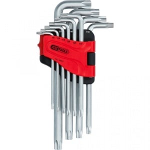 Set chei imbus cu cap torx, KS TOOLS, 10 piese, T8-T50 - Img 3