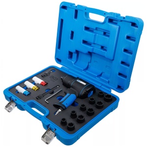 Set masina de insurubat cu impact pneumatica profesionala BGS, cu 16 accesorii, 1/2", max. 1200 Nm, reversibila - Img 3