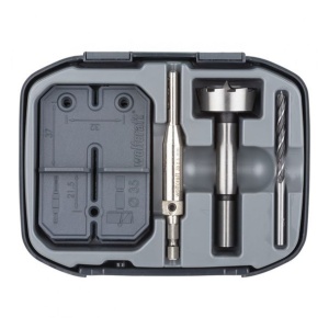 Set montaj balamale Wolfcraft 4655000, 26 mm, cutie de transport - Img 4