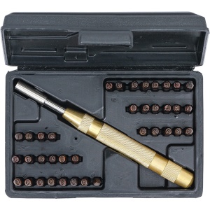 Set poansoane automate 4mm (cifre + litere) - Img 2