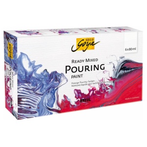 Set Solo Goya ready mixed Pouring 6 x 80 ml - Img 1