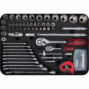 Set universal de unelte KS TOOLS 1/4" + 1/2", 149 piese - Img 6