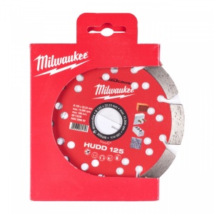 Speedcross HUDD Milwaukee, disc universal pentru materiale dure (Diametru interior disc (mm): 22.23, Tip: HUDD 125, Diametru disc (mm): 125, Înălțime segment (mm): 10) - Img 2