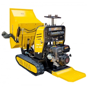 Stager RMT500SI roaba cu motor termic cu incarcator frontal 9CP, 500kg, senile - Img 3