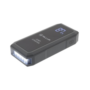 Starter auto portabil Tellur, 12V, 1500A, baterie externă, 16800mAh, lanternă, gri - Img 8