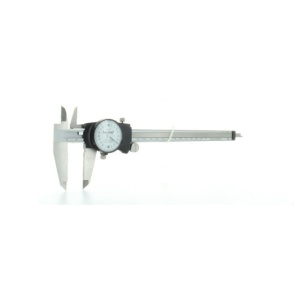 Șubler din oțel inoxidabil cu ceas comparator 200 mm/0,02 mm