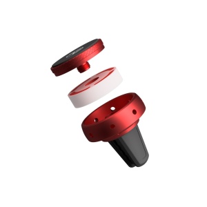 Suport magnetic de telefon pentru ventilație FreshDot, Odorizant Bubble Gum, roșu - Img 3