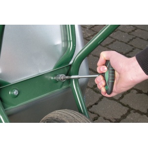 Surubelnita-T pentru biti (1/4"`) Wolfcraft 1235000, magnetic, maner ergonomic, lungime 152 mm - Img 2