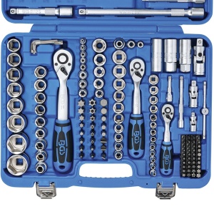 Trusa 192 piese 1/4" + 3/8" + 1/2", imperial (toli) - Img 6