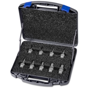Trusa 9 piese ASW capete chei tubulare cu profil hexagon exterior de impact 1/2 inch HX4 – HX19
