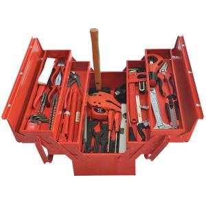 Trusa pentru instalator sanitar MOB TSIS - 450×200×200, 50 scule