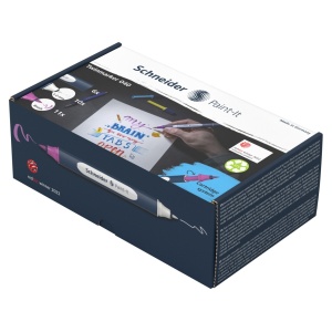 Twinmarker Schneider Paint-It 040 brush + round complete set V2 27 buc ass - Img 2