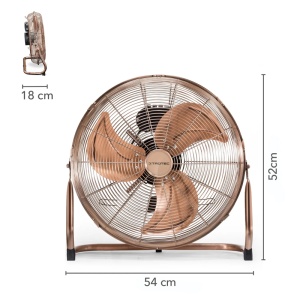 Ventilator de podea Trotec, tip TVM17 cupru, 100 W, 45 cm, 3 viteze - Img 7