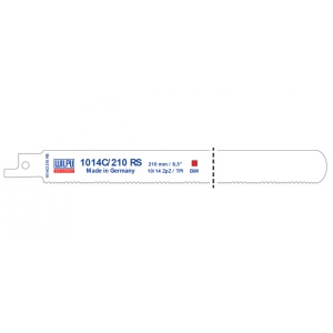 1014C/210 RS Panza Bi-Metal pentru fierastrau sabie pentru paleti / 250 bucati, DIM 225 x 19 x 1.27 mm