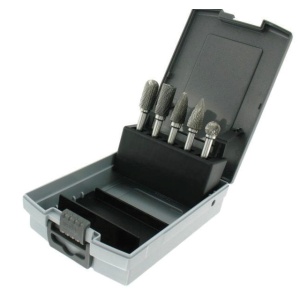 10316070002 Set 5 freze din carbura pentru metal dur prindere 6 mm