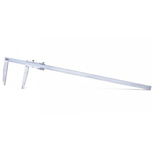 1215 Subler mecanic de exterior-interior, cu varfuri lungi si reglaj fin, scala 0-800 mm - 1215-822