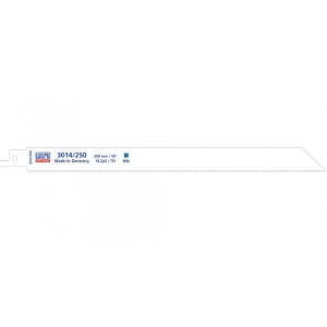 3014/250 Panza Bi-Metal pentru fierastrau sabie pentru metal / 100 bucati, DIM 250 x 19 x 0.9 mm