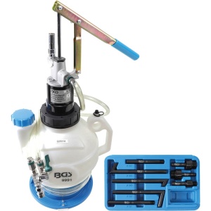 Aparat umplere ulei transmisie, cu pompă manuală si cu sistem retur, cu 8 adaptoare, capacitate 7 l - Img 1