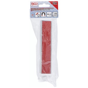 Bacuri protectie menghina 150mm, cu suprafata din plastic rosu, BGS - Img 4