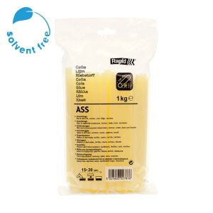 Baton silicon Rapid ASS Profesional galben, O12mm x 190mm, baza EVA, 1 kg pachet 40302787 - Img 2