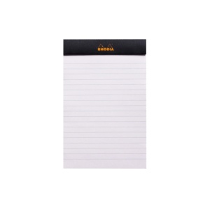 Blocnotes 11 x 7 cm, capsat, 80 file, N°14, Rhodia Basic, black - Img 2