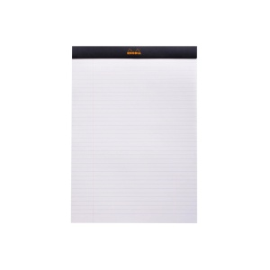 Blocnotes A4, capsat, 80 file, N°18, Rhodia black - Img 2