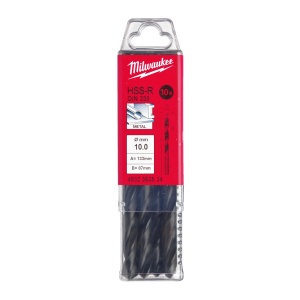 Burghie HSS Roluite pentru metal - DIN 338 - Milwaukee Ø 10x87x133 mm - set 10 buc - Img 3