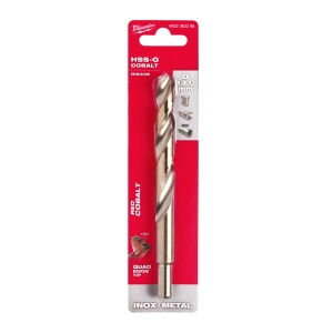Burghie RED COBALT pentru metal - DIN 338 Milwaukee Ø 13x101x151 mm - blister 1 buc - Img 2