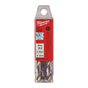 Burghie scurte MILWAUKEE HSS Ground pentru metal - DIN 1897 Ø 10x43x89 mm - set 5 buc - Img 3