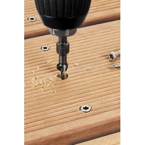 Burghiu de centrare cu zencuitor Wolfcraft 2545000, D 4.5 mm + zencuitor D 12 mm - Img 3