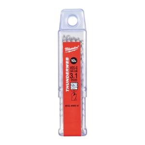 Burghiu metal MILWAUKEE THUNDERWEB - DIN 338 Ø 3.1x36x65 mm - set 10 buc - Img 2