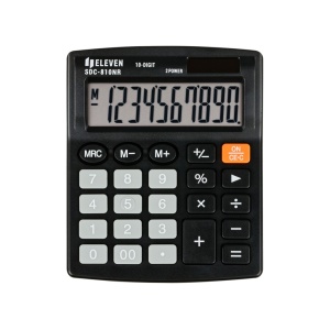 Calculator de birou 10 digiți, 124 x 102 x 25 mm, Eleven SDC-810NR - Img 2