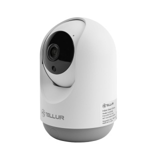 Cameră Interior WiFi Tellur Smart, 3MP, UltraHD, Autotracking, PTZ, Alb - Img 2