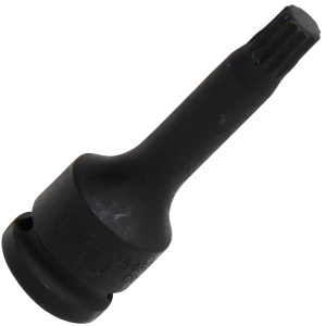 Cap cheie tubulara 1/2" de impact cu varf XZN, M10 x 75 mm, BGS