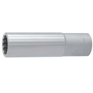 Cap cheie tubulara lunga Unior 1/2" cu 12 laturi, DIM 21