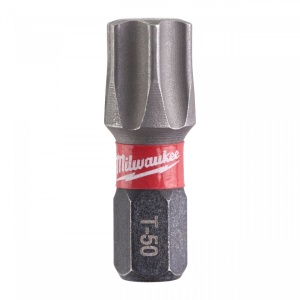 Cap surubelnita Torx (TX) Milwaukee SHOCKWAVE (Lungime totală (mm): 25, Tip: TX 50) 2 buc