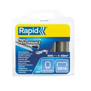 Capse gard Rapid HOG VR16 2-8mm, galvanizate, 400 buc blister