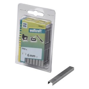 Capse plate Wolfcraft 7010000, tip 050, 6 mm, 2000 buc - Img 1