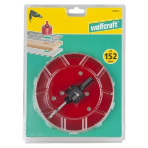 Carota bimetal Wolfcraft 5498000, diametru D 152 mm, adancime de taiere 40 mm - Img 2