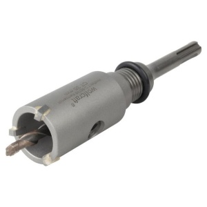 Carota cu burghiu centrare SDS Plus Wolfcraft 5458000, D35 mm, lungime activa 46 mm