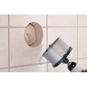 Carota diamantata Wolfcraft 3467000, D 103 mm, lungime activa 55 mm - Img 2