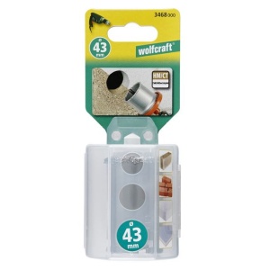 Carota diamantata Wolfcraft 3468000, D 43 mm, lungime activa 55 mm - Img 2