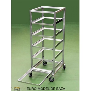 Carucioare-sistem din aluminiu pentru navete EURO 600-400 mm, tip CSNE - Img 2