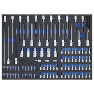 Carucior pentru scule, 8 sertare, cu 296 scule - Img 3