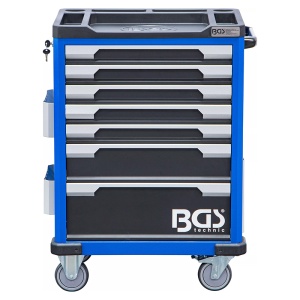 Carucior pentru scule BGS 7 sertare 680x480x989 mm - Img 3