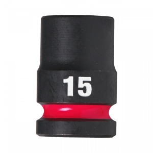 Cheie tubulara de impact 1/2" MILWAUKEE SHOCKWAVE™ IMPACT DUTY 15 mm L38mm