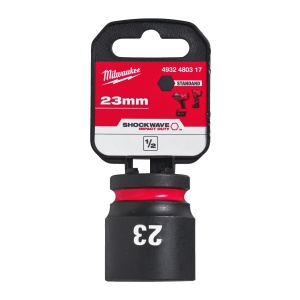 Cheie tubulara de impact 1/2" MILWAUKEE SHOCKWAVE™ IMPACT DUTY 23 mm L40mm - Img 2