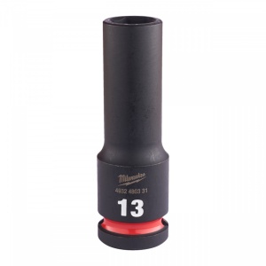 Cheie tubulara de impact 1/2" MILWAUKEE SHOCKWAVE™ IMPACT DUTY - lungi 13 mm L78mm - Img 1