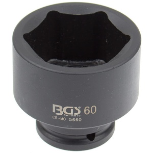 Cheie tubulara de impact BGS 60mm, 3/4" - Img 1